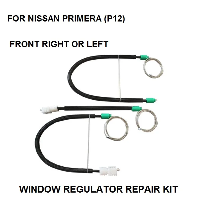WINDOW REGULATOR REPAIR WIRE and CABLE FOR NISSAN PRIMERA P12 FRONT-LEFT/RIGHT 2002-2016 | Автомобили и мотоциклы