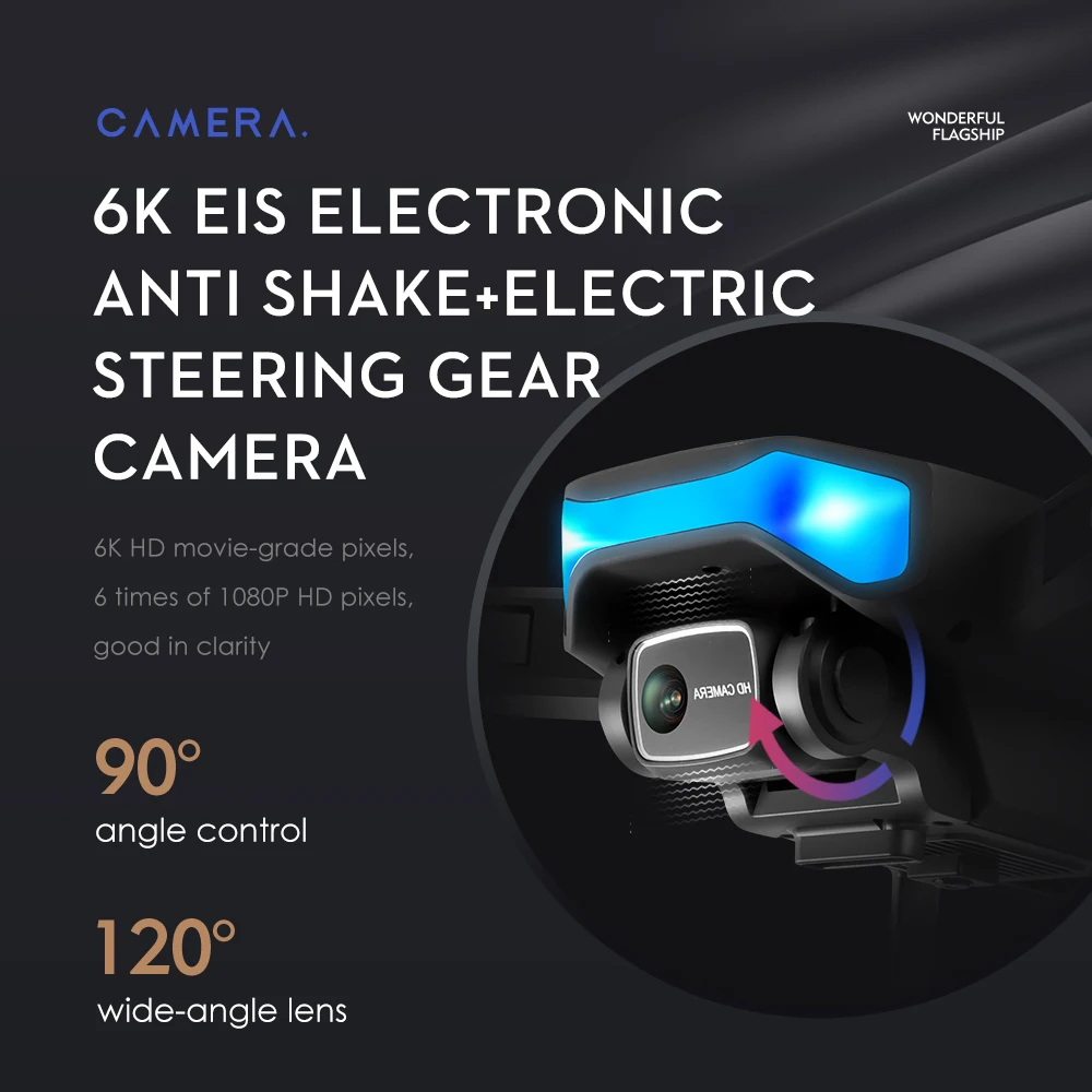 LS38 GPS Дрон 6K профессиональный HD Pix двойная камера Стандартный Wifi Fpv бесщеточный