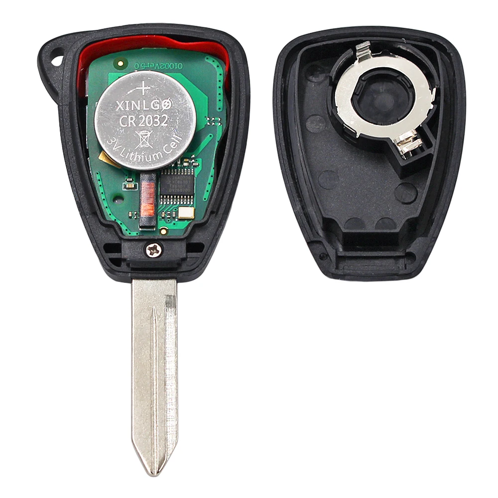 Пульт дистанционного управления 3+1 кнопка 315MHZ 433MHZ с чипом ID46 для Chrysler 300C Dodge RAM для Jeep FCC: M3N полный ключ 4 КНОПКИ на.