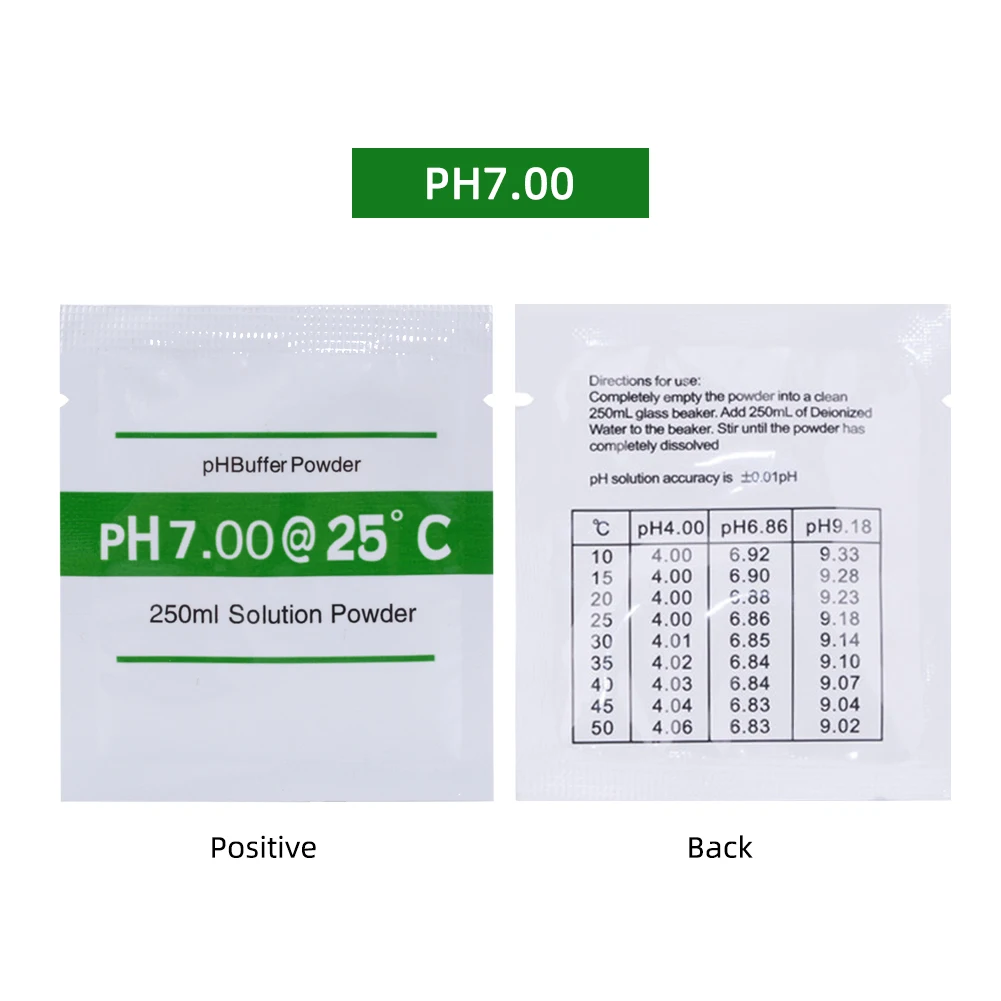 Yieryi 5 шт./лот PH буферный порошок Ph 4 01/6 86/7 0/9 18/10 0 измерение калибровочный раствор