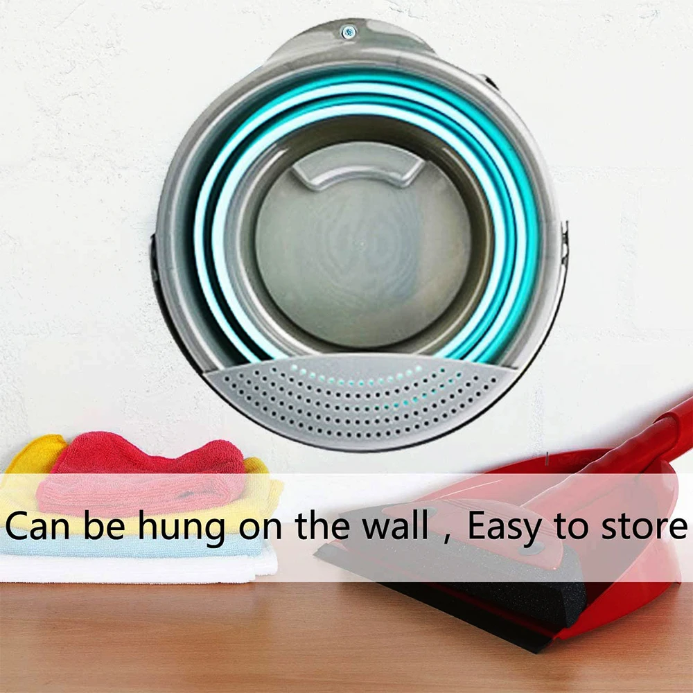 Складное ведро портативный складной мешок емкость для воды с прочной ручкой