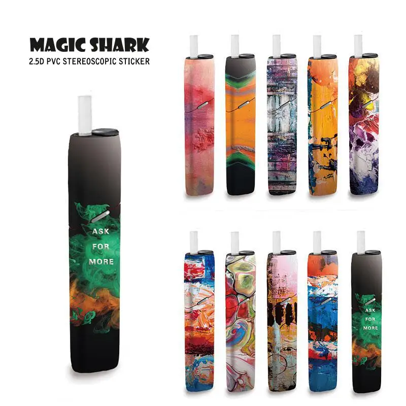 Лидер продаж 2019 модная защитная наклейка Magic Shark с рисунком для - Цена: 123.24
