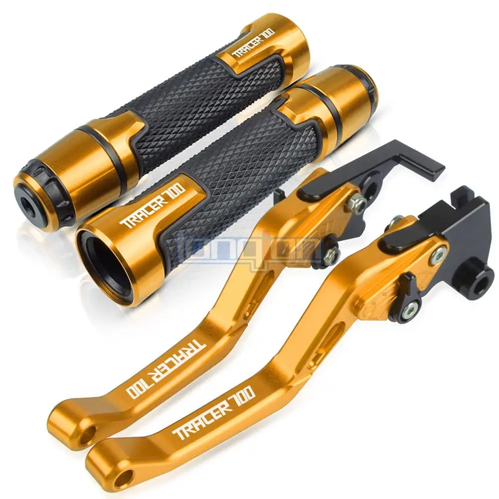 

Motorcycle aluminum Accessories Handle Grips Handlebar Short Brake Clutch Lever For YAMAHA TRACER700 2018-2020 2018 2019 2020