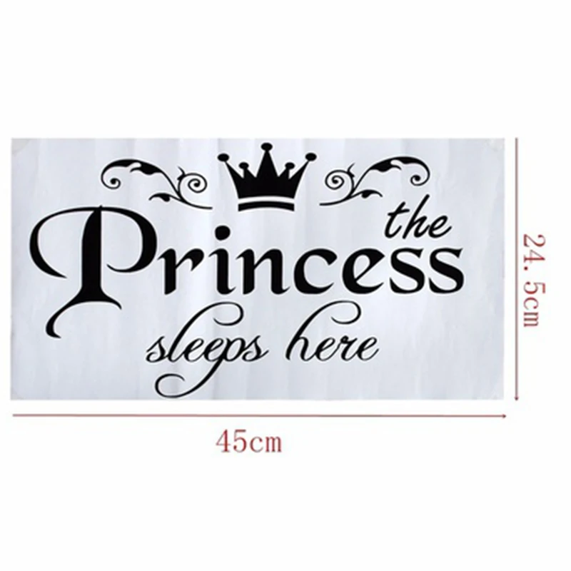 

Diy Removable Princess Sleeps Wall Stickers Art Vinyl Decals Home Baby Girls Room Bedroom Dormitory Decor
