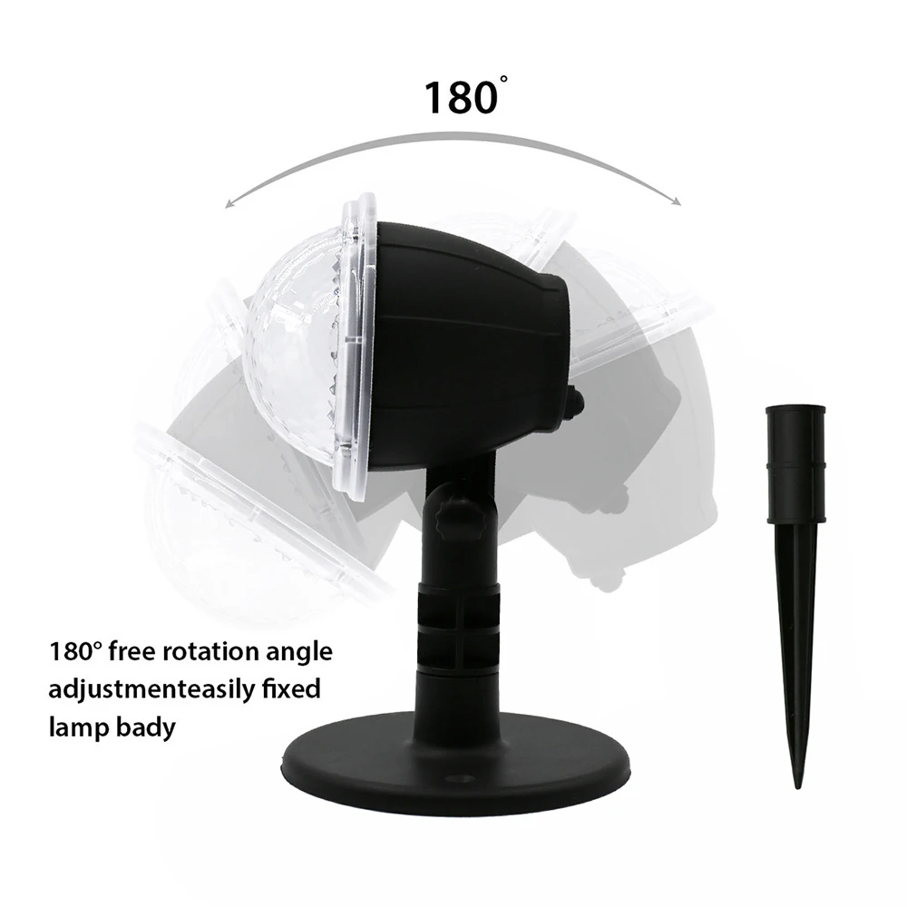 

Waterproof Projector Light Snowflake Laser LED Stage Light Outdoor Snow Garden Landscape Lamp Party Favor Xmas Christmas Decor