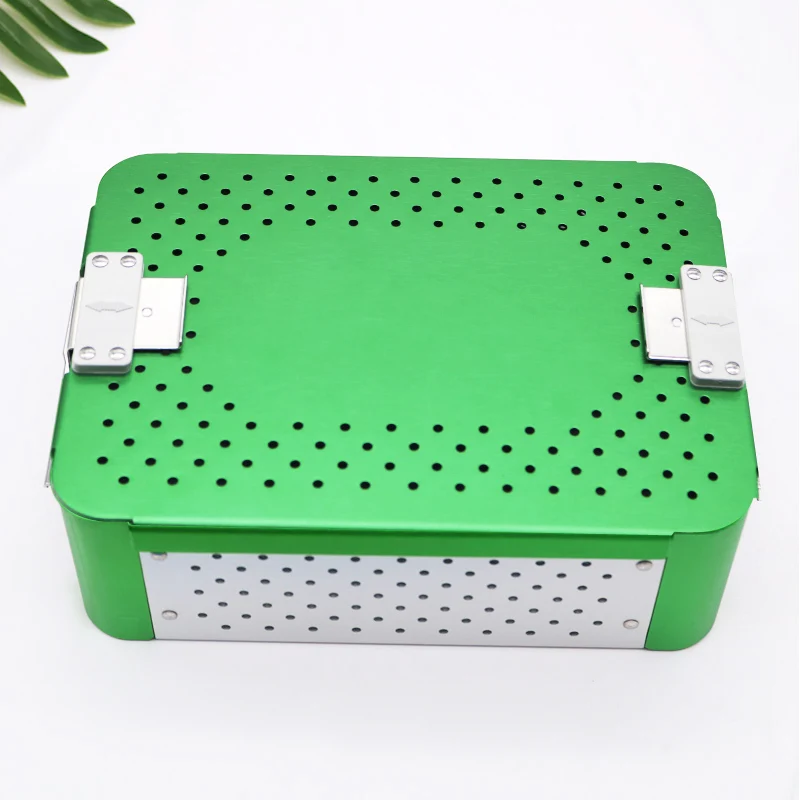 Алюминий сплав хирургического инструмента коробка для стерилизации с высокой