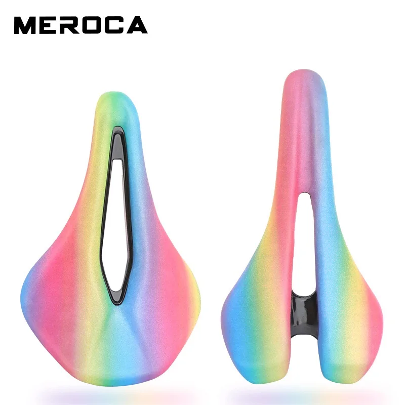 

Full Carbons Fiber Saddle Ultralight Italia SLR Tekno Flow High Performance Open Saddle SuperFlow MTB Road Race Bicycle Saddle