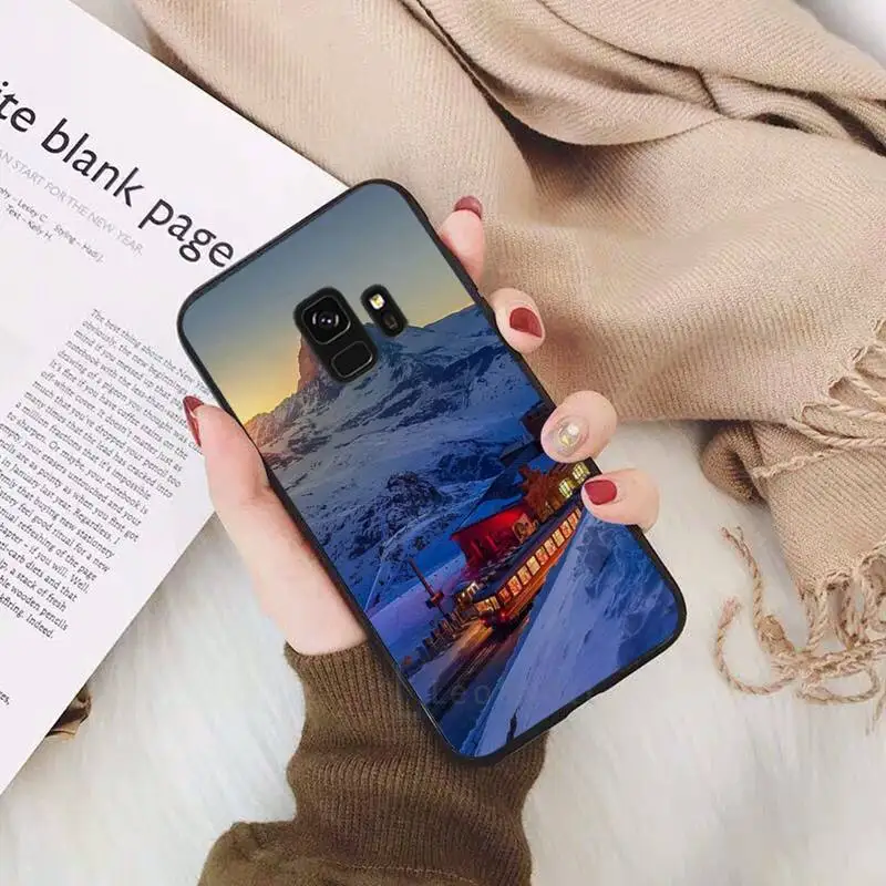 

mountain house Phone Case For Samsung Galaxy S5 S6 S7 S8 S9 S10 S10e S20 edge plus lite