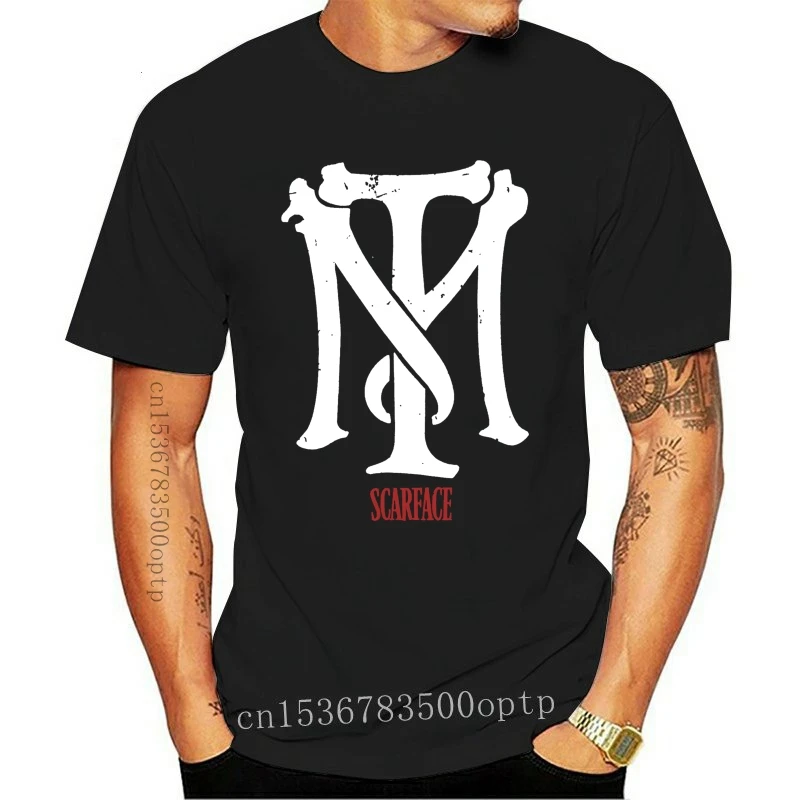 

Design Scarface Tm Bling Logo Licensed Adult T Shirt Cool Casual pride t shirt men Unisex 2021 Fashion tshirt free shipping top