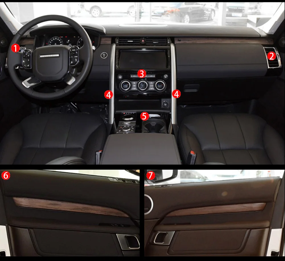 Для Land Rover Дискавери 5 4 L462 LR5 LR4 Дискавери Спорт автомобиль центральная консоль Шестерня пленка Центральная AC навигация протектор ТПУ пленка