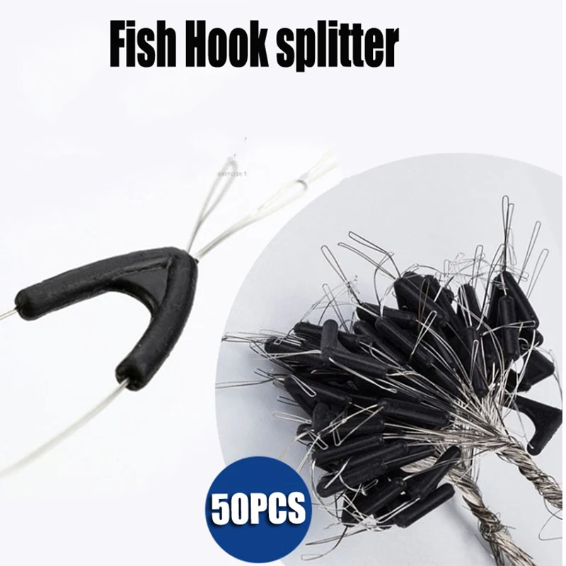 50 шт. рыболовная леска с двойными крючками | Спорт и развлечения
