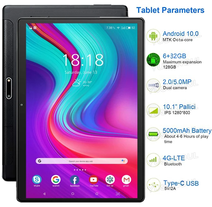 Плавно/Быстрая зарядка для Video10.1 экрана планшета mutlti сенсорный экран Android 10 0 8