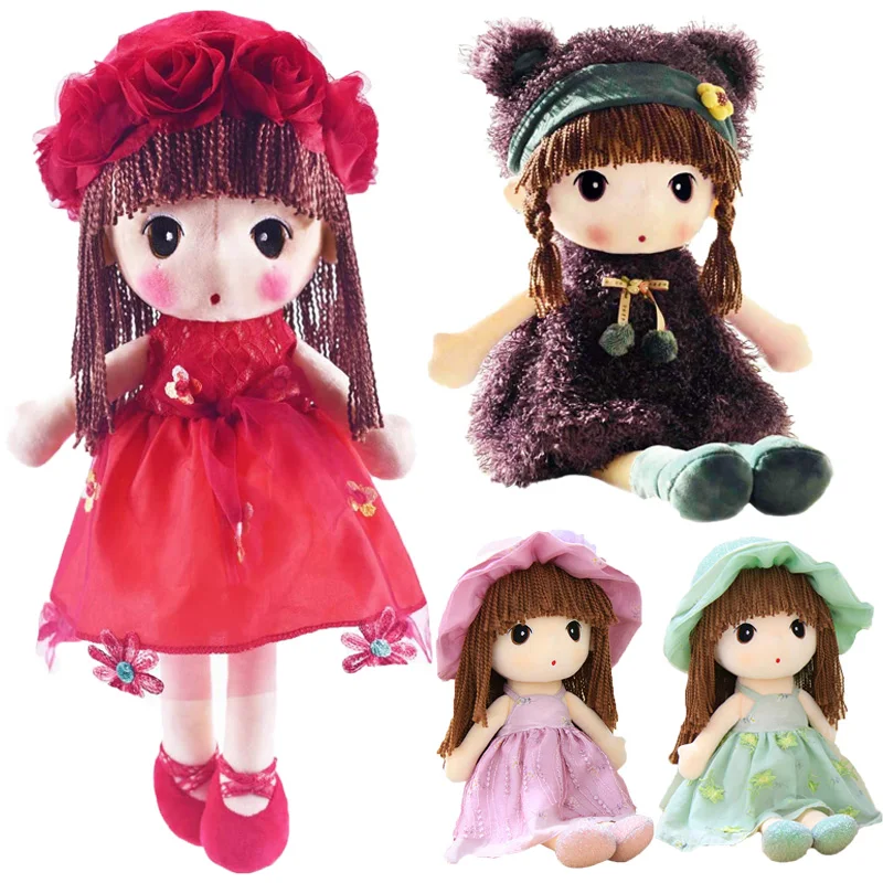 

Высококачественная оригинальная плюшевая Милая Цветочная фея, 17 дюймов, мягкая игрушка для девочки, кукла, хороший подарок для детей, подар...