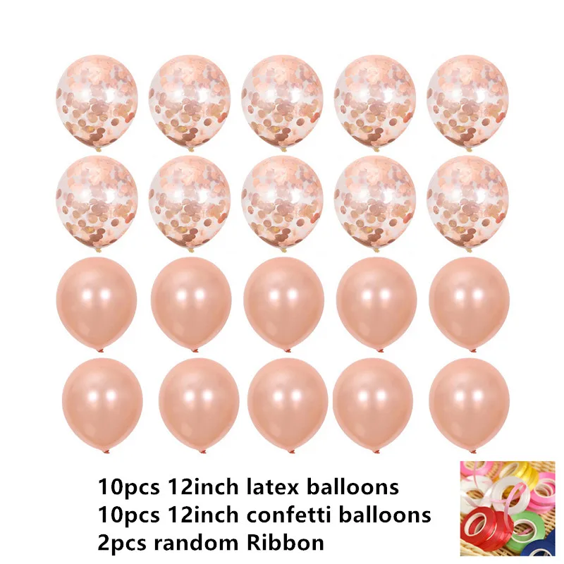

22pcs/set Confetti Latex Balloons for Wedding Party Decoration and Birthday Party Decorations Adult Unicorn Party Supplies
