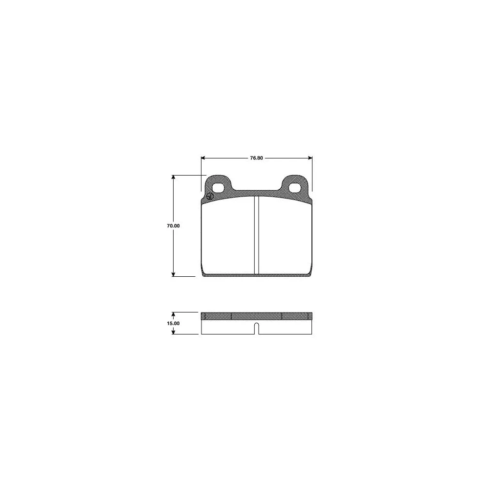 

Ceramics Brake pads for PORSCHE 911 1970-1974 car Parts Replacement 000 359 50 07
