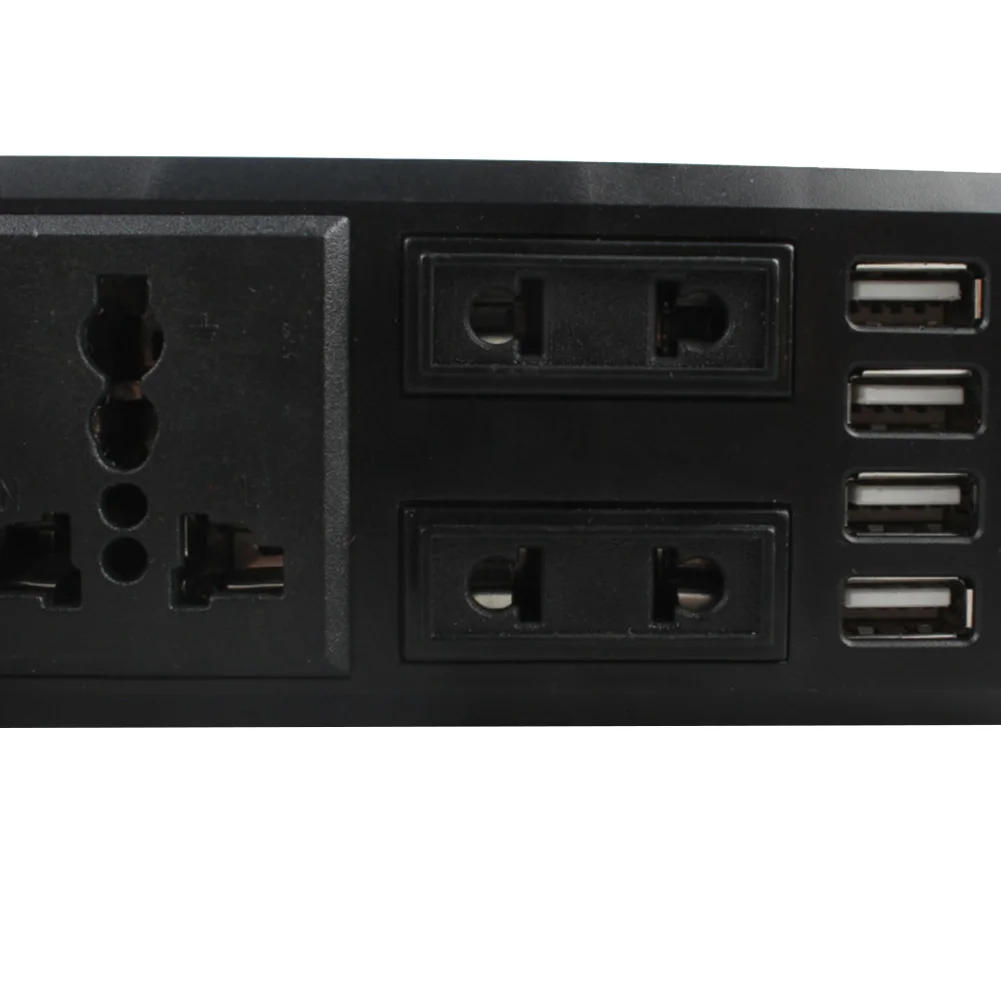 Новый автомобильный инвертор 200 Вт 12 В в 220 4 USB порта для ноутбука смартфона