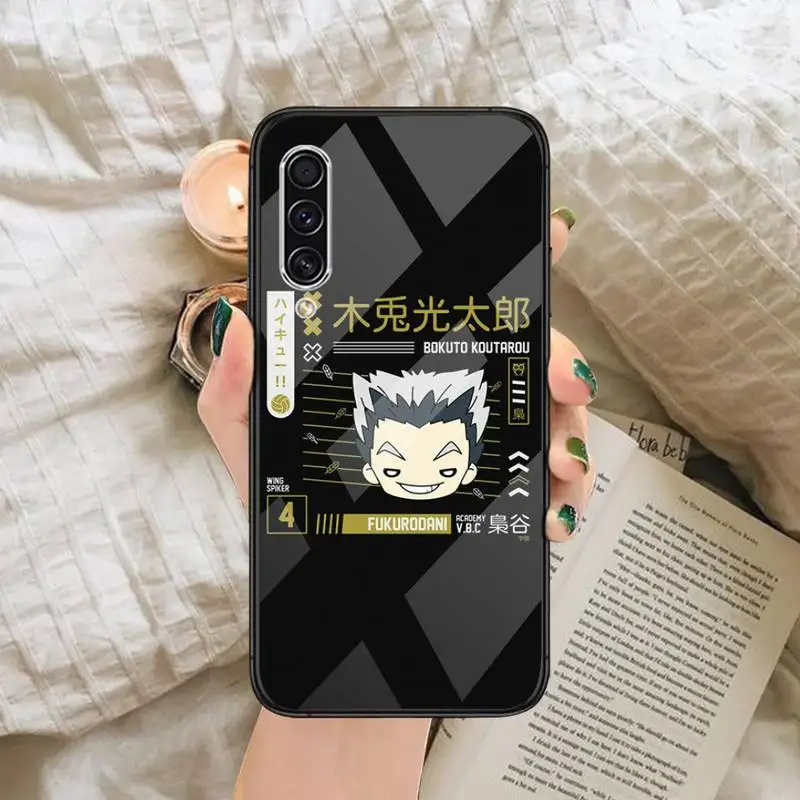 

Haikyuu Hinata Attacks Anime Phone Case Tempered glass For Samsung S6 S7 edge S8 S9 S10 e plus note8 9 10 pro