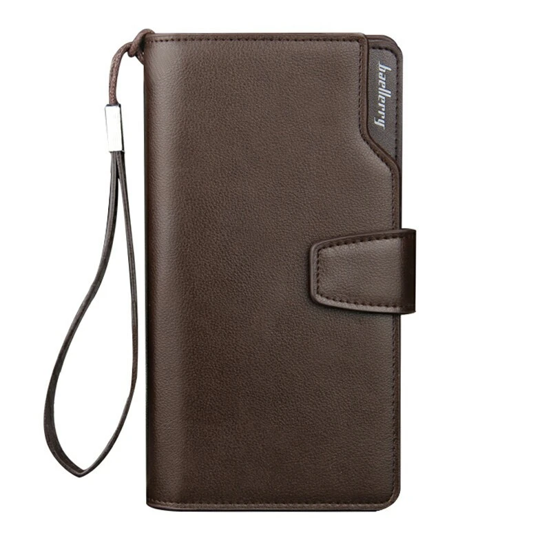

High Quality Men Long Wallets PU Leather Card Holder Male Purse Zipper Large Capacity Brand Wallet For Men