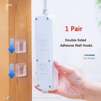 double sided adhesive wall hooks hanger strong transparent hooks suction cup sucker wall storage holder for kitchen bathroom