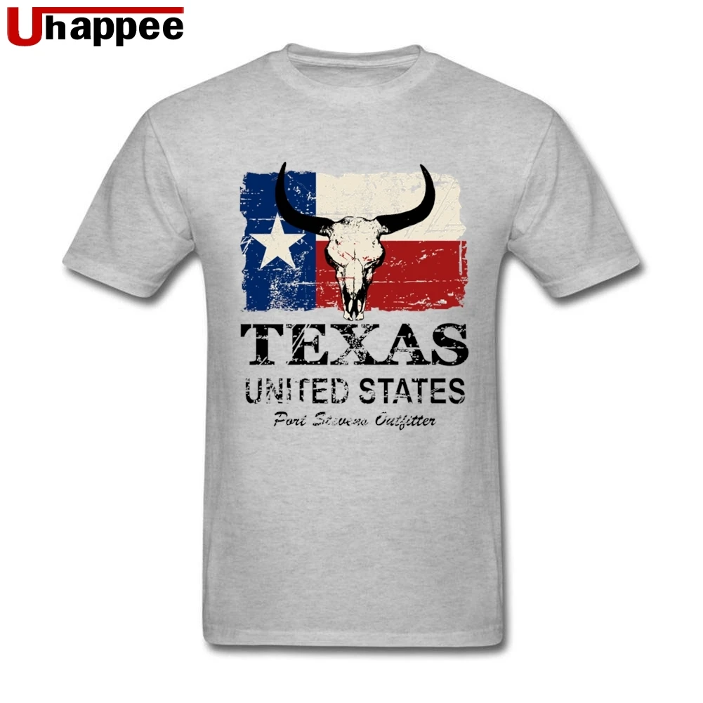 Экстра большой США американский Техасский бык флаг мужские футболки Гранж мода