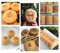 stamp cake hot stamping baking mold fire bread leather wood embossing copper mold custom logo stamp wood burning stamp