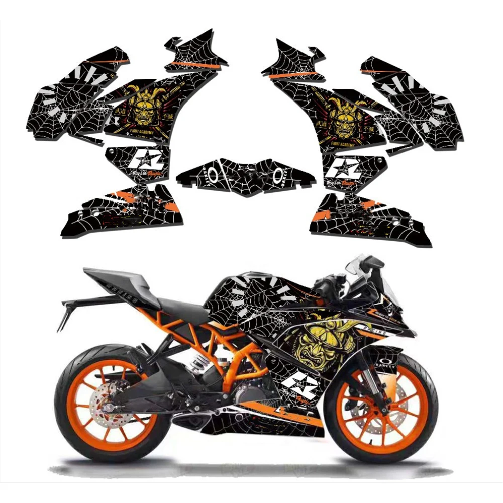 Полный набор графических наклеек для уличного велосипеда ADV Фоновые наклейки KTM