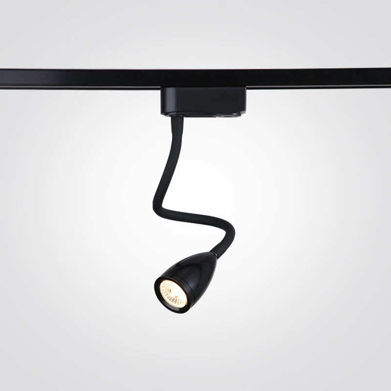 Точечные прожекторы 5 Вт вращающиеся на 360 градусов Светодиодные cob aisilan черные