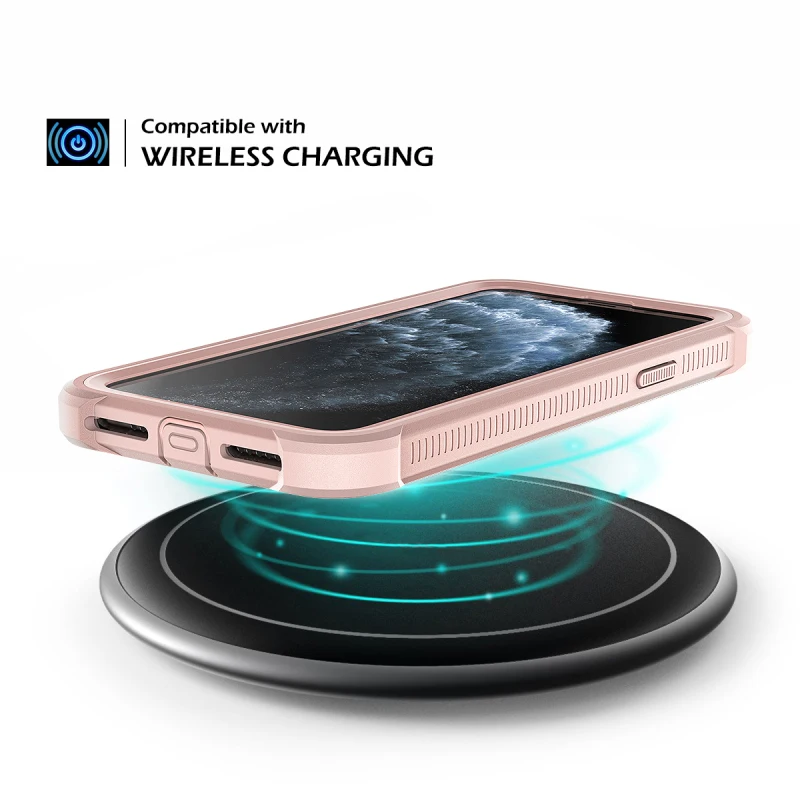 

2 in 1 Hard case for iphone 11 pro Max Case Cover with screen protector 360 Full Protect Shockproof Case capa Funda for iphone11