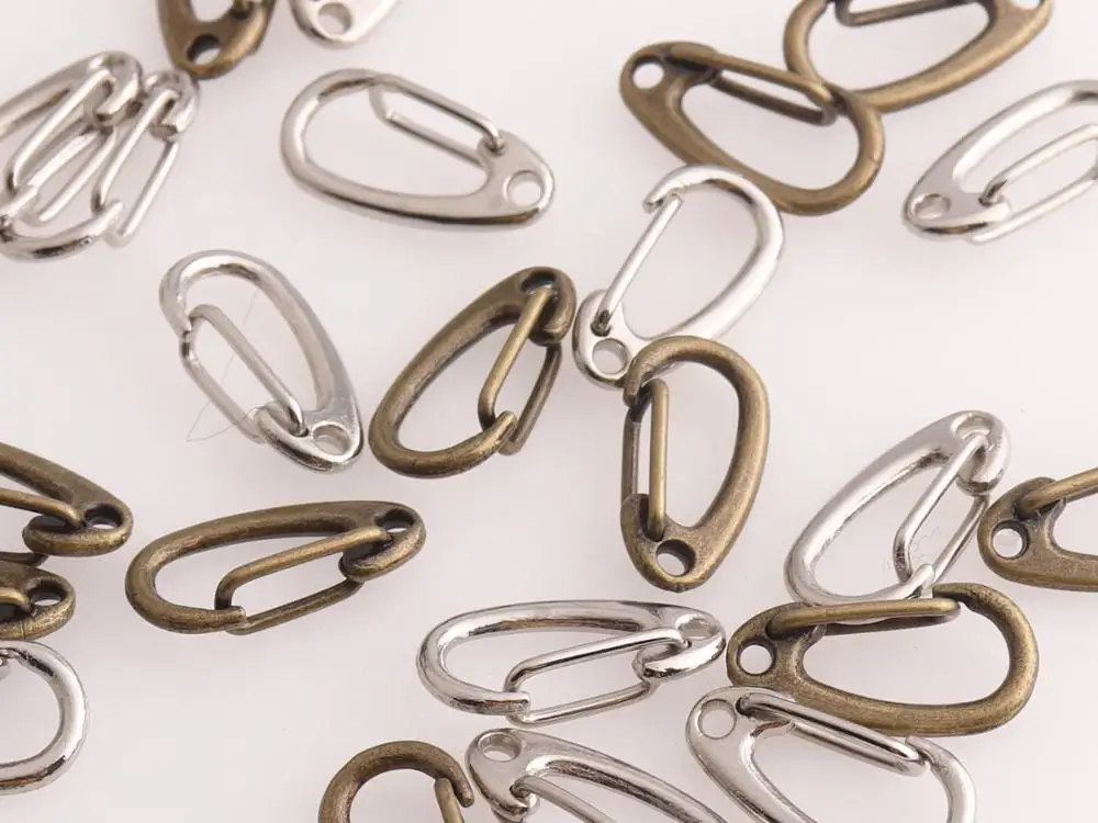 Латунь триггер зажимы Весна пуш-ап ворота застежка 22 мм Ремешок Омар крюк брелок