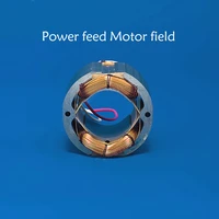 motor field stator power table feed alsgs al 310s al 410 al 510 align t one auto feeder accessories milling machine tools