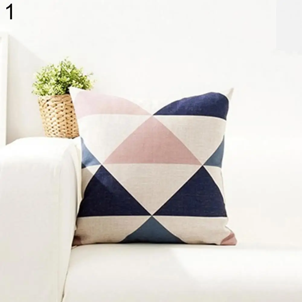 

Geometric Animal Print Throw Pillow Case Square Cushion Cover Home Sofa Decor