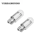 2 шт. 194 W5W T10 168 автомобильная светодиодная лампа COB, указатели поворота, лампы для чтения номерного знака, 12 В постоянного тока, белый, красный, желтый