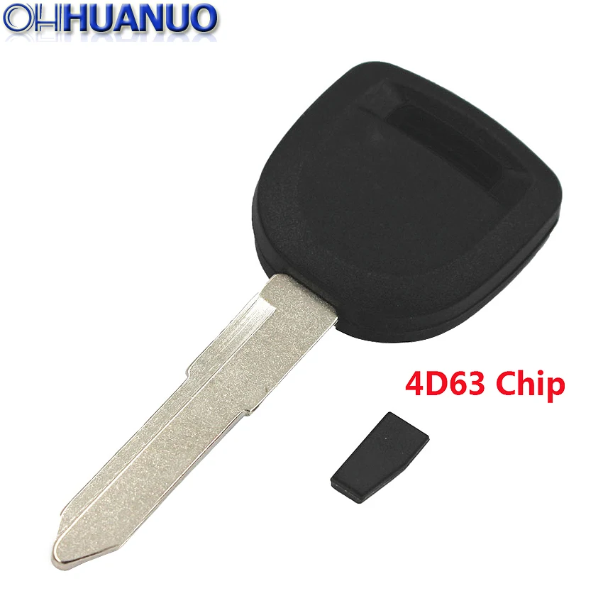 Ключ зажигания транспондера необработанное лезвие с чипом 4D63 80 бит для Mazda 2 3 5 6 CX7