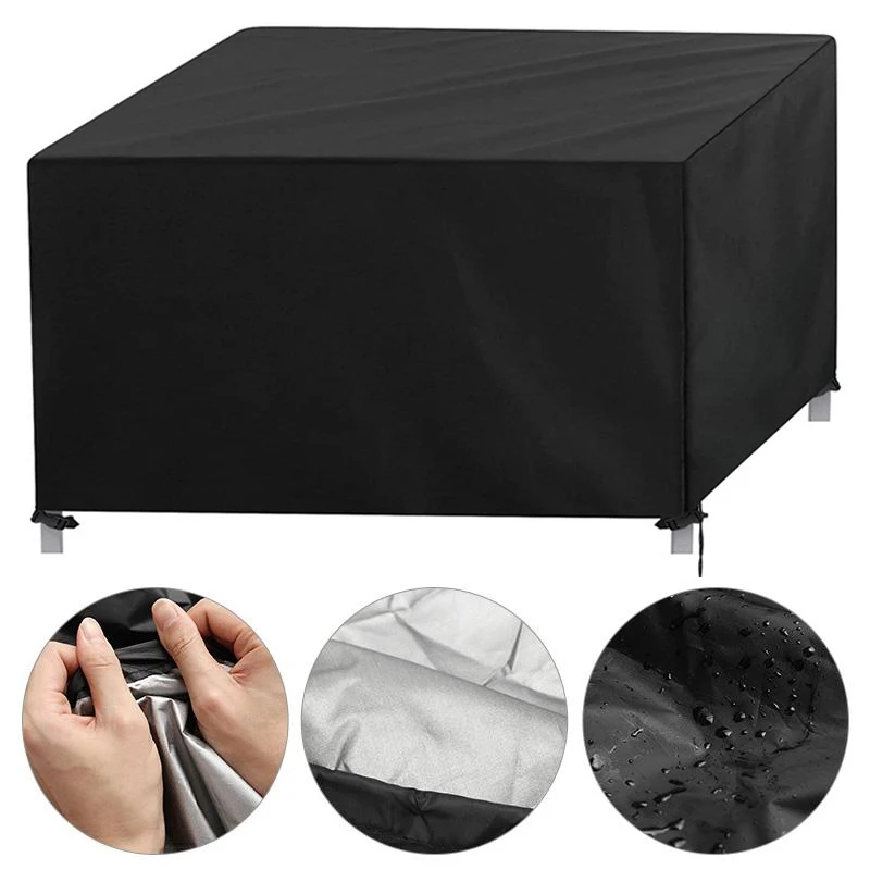 

Oxford Cloth Furniture Dustproof Cover For Rattan Table Cube Chair Sofa Waterproof Rain Garden Patio Protective Cover