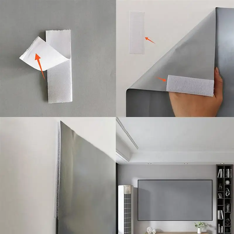 72 дюймовый проектор 16:9 HD экран Холщовый фронтальный для домашнего кинотеатра