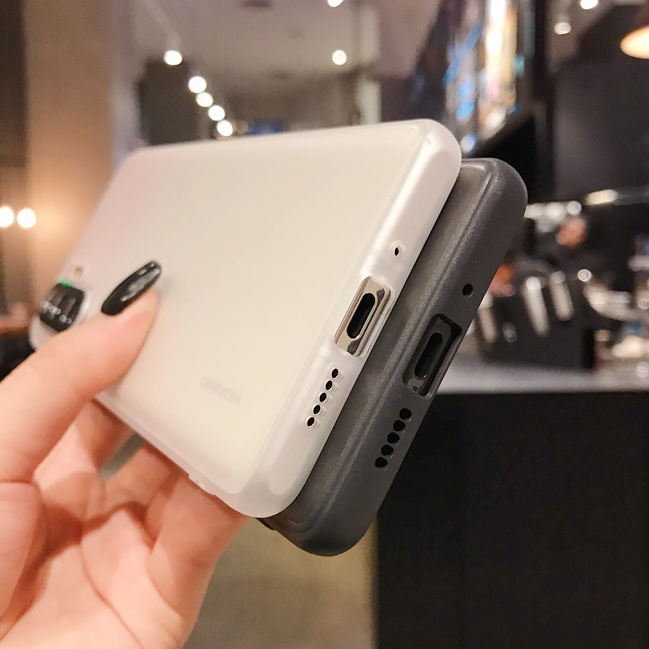 Для huawei mate 30 20 Pro чехол противоударный контрастная цветная рамка матовый