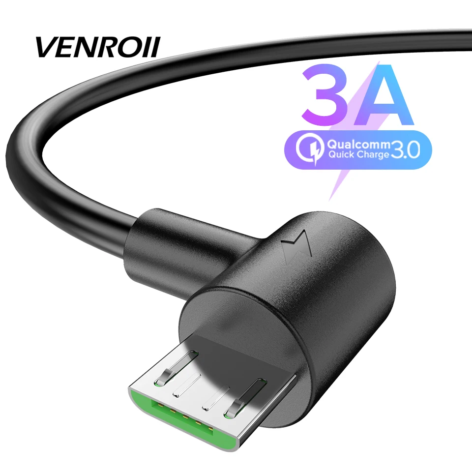 1 м 2 м Micro USB кабель 3A Быстрая зарядка Kable для huawei samsung Xiaomi LG кабель синхронизации данных Android мобильный телефон быстрое зарядное устройство провод