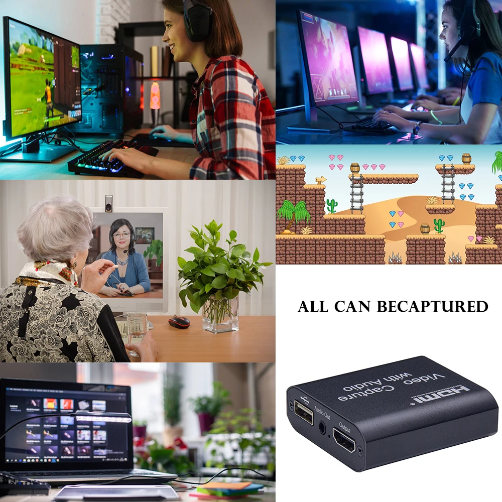 HD 1080P 4K HDMI Карта видеозахвата к USB 2 0 3 настольная игра Запись потоковая трансляция