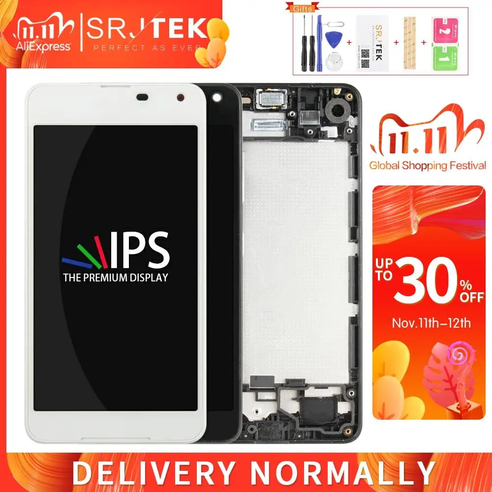 Экран для Microsoft Nokia Lumia 650 ЖК матричный сенсорный экран дигитайзер Полная сборка с