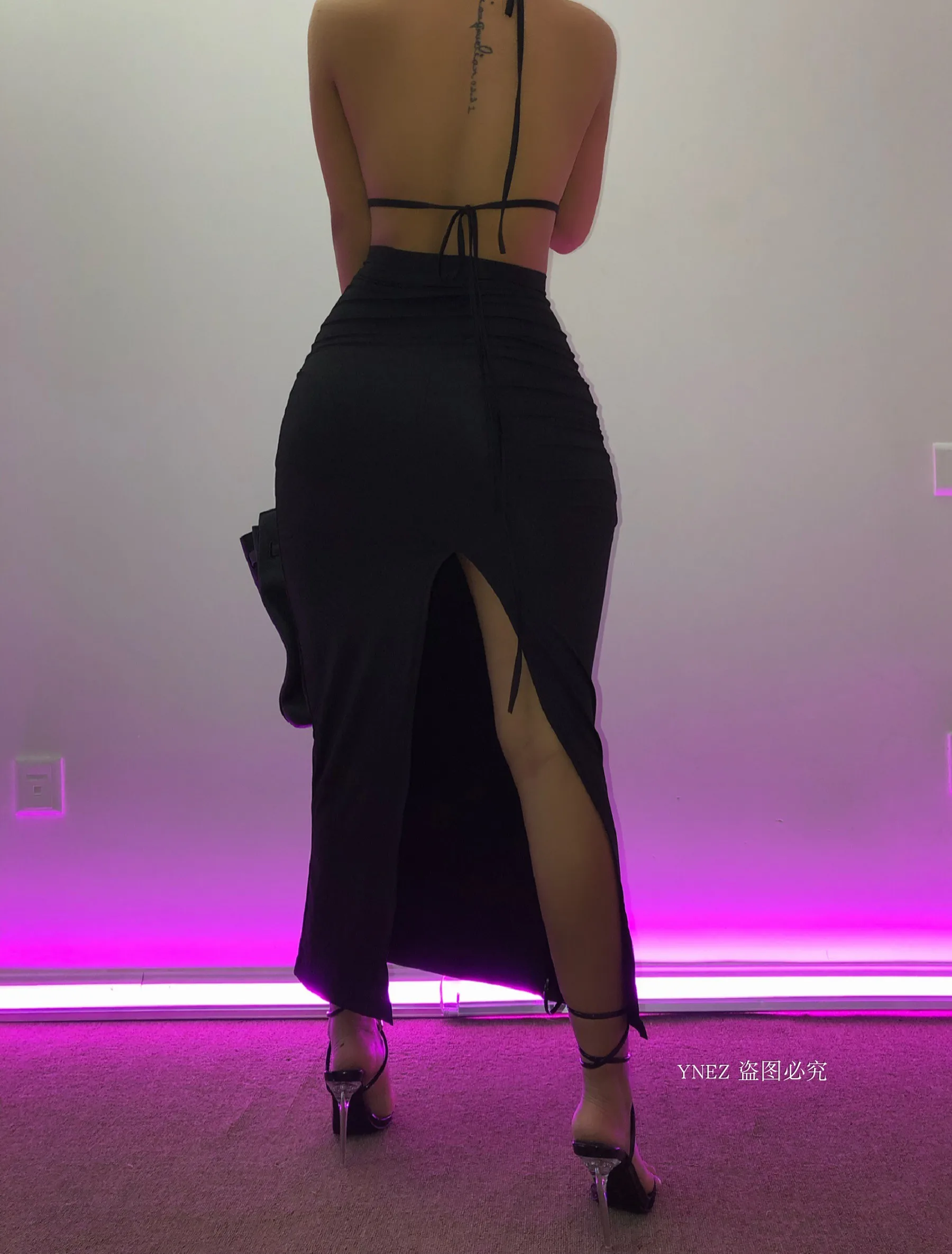 KGFIGU, женское платье,, летнее платье для женщин, ropa mujer, черные сексуальные платья без рукавов, Прямая поставка