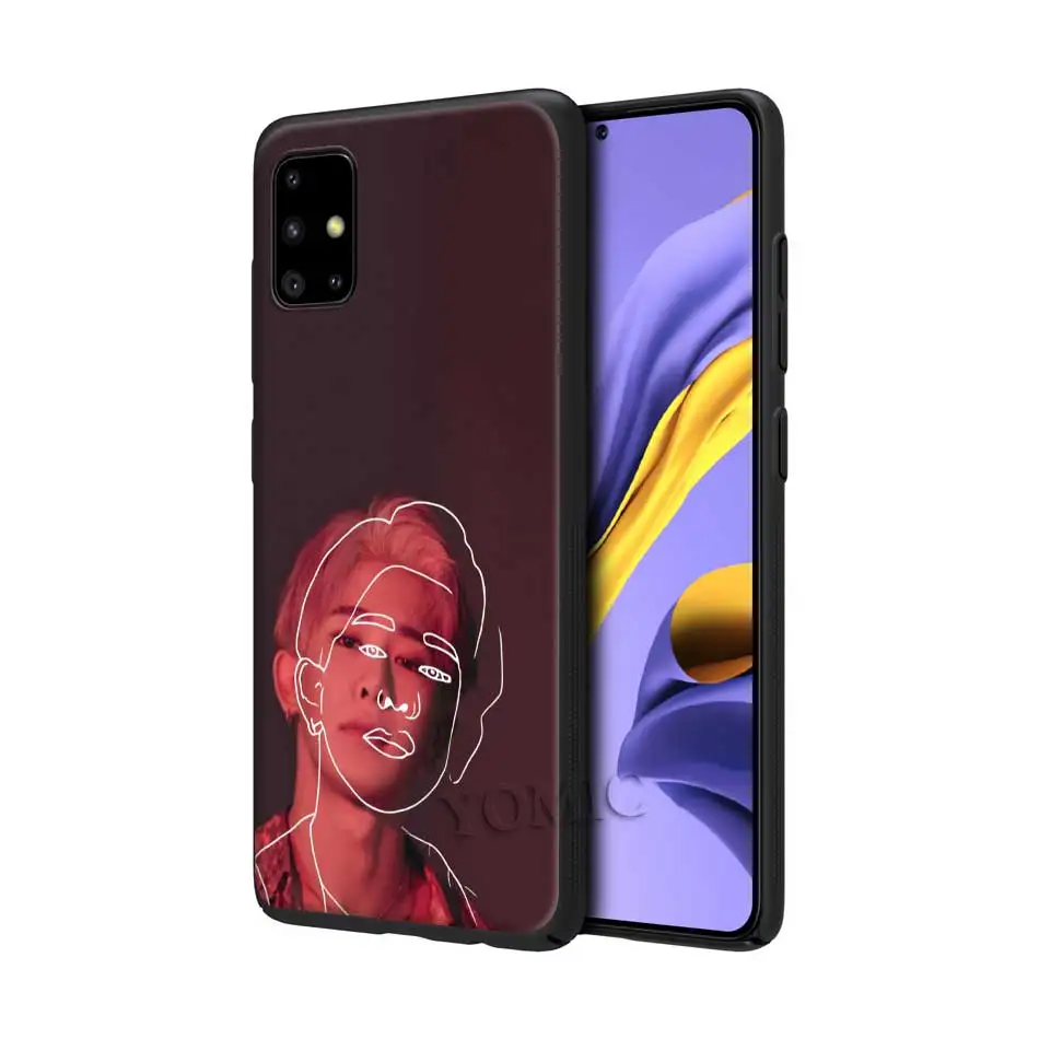 

monsta x band Phone Cases for Samsung Galaxy A50 A51 A70 A71 5G A10 A20 E A30 A40 A41 A01 Silicone Black Soft Cover