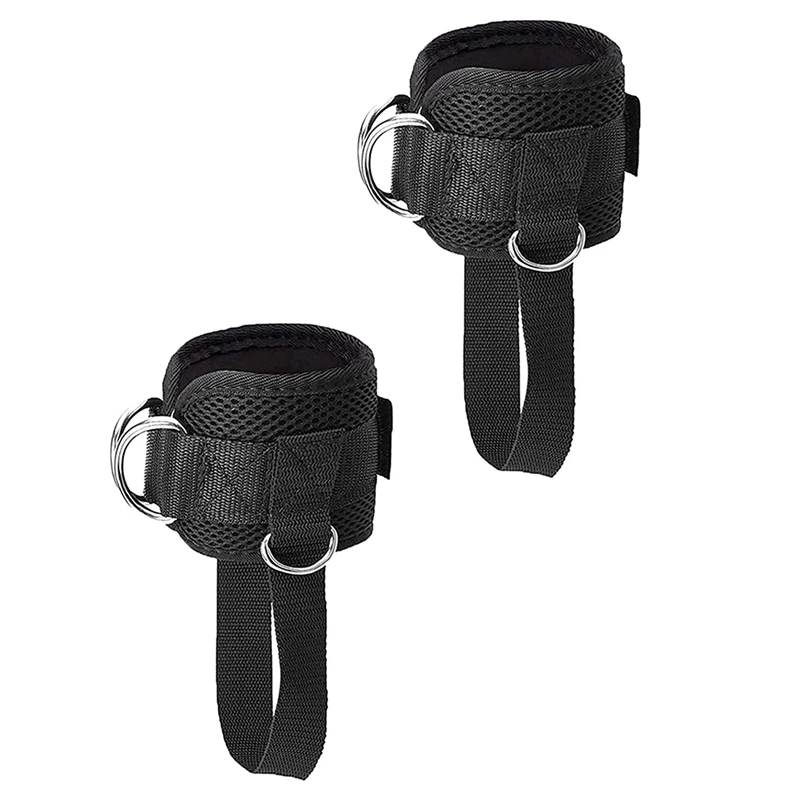 

2 шт. ремешки на лодыжку для кабельного аппарата, ремешки на лодыжку для фитнеса, Мягкие Ремешки на лодыжку, насадка на кабель для тренажерно...