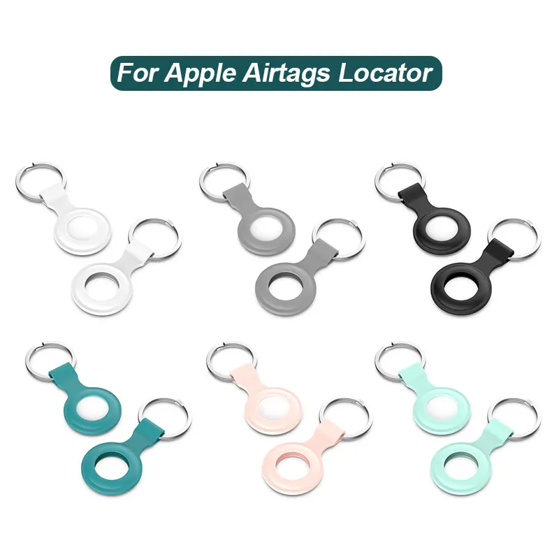 

2 шт., мягкий силиконовый защитный чехол для Apple airtag Locator
