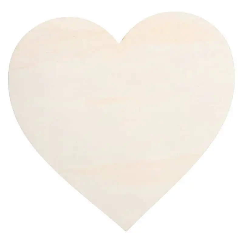 Деревянное сердце деревянное гладкая поверхность тополь для детей сделай сам