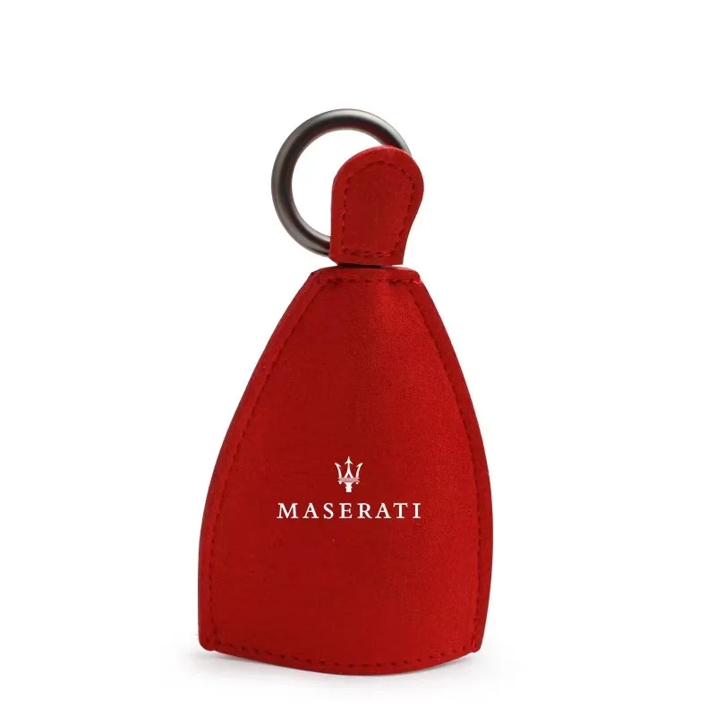 

Suitable for MASERATI car roll fur key case creative drawstring key case unisex key case