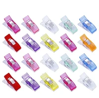 20pcs sewing clips diy patchwork job foot case multicolor plastic clips hemming sewing tools sewing accessories crafts