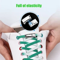 new magnetic elastic shoelace flat gradient non lace shoelace sports shoelace children adult lazy quick lock shoelace