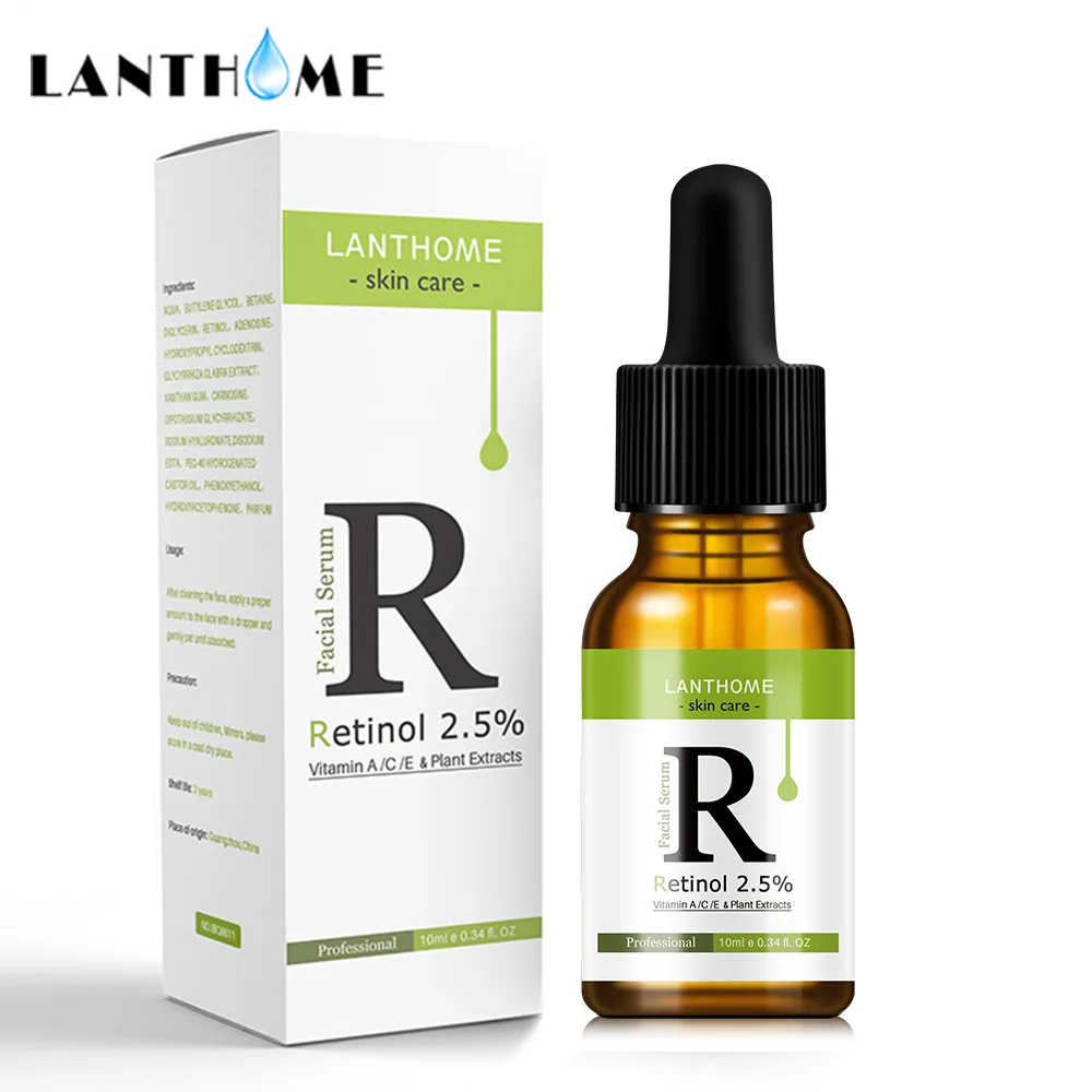 

Retinol Facial Serum Anti Wrinkle Remove Dark Spots Face Essence Anti-Aging Whitening Facial Skin Care Serum