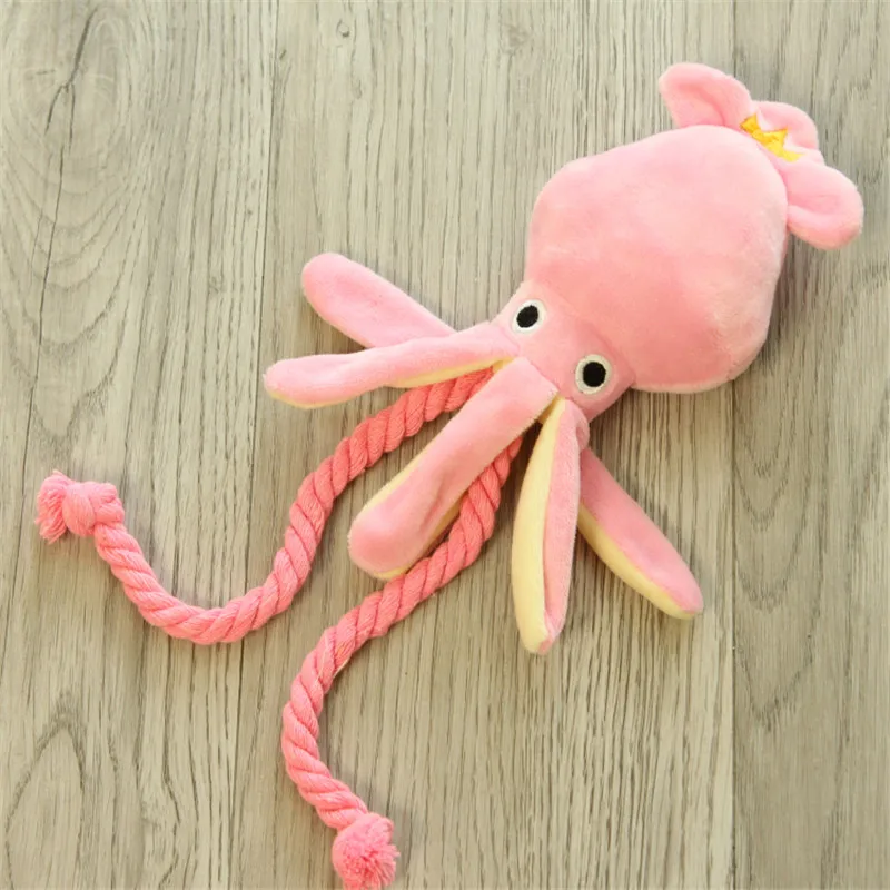 

Cute Octopus Chick Puppy Medium Dog Chew Toy Squeaker Squeak Dog Toys for Small Dogs Pets Accessories Mascotas Supplies Products