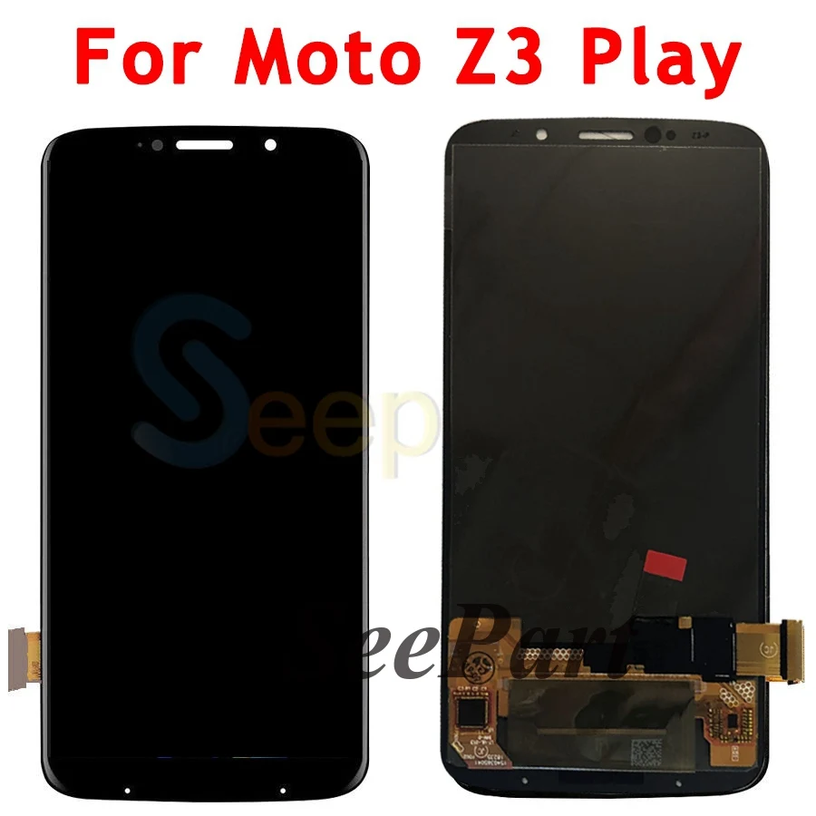 ЖК дисплей 6 01 дюйма для Motorola Moto Z3 Play сенсорный экран дигитайзер в сборе замена xt103.